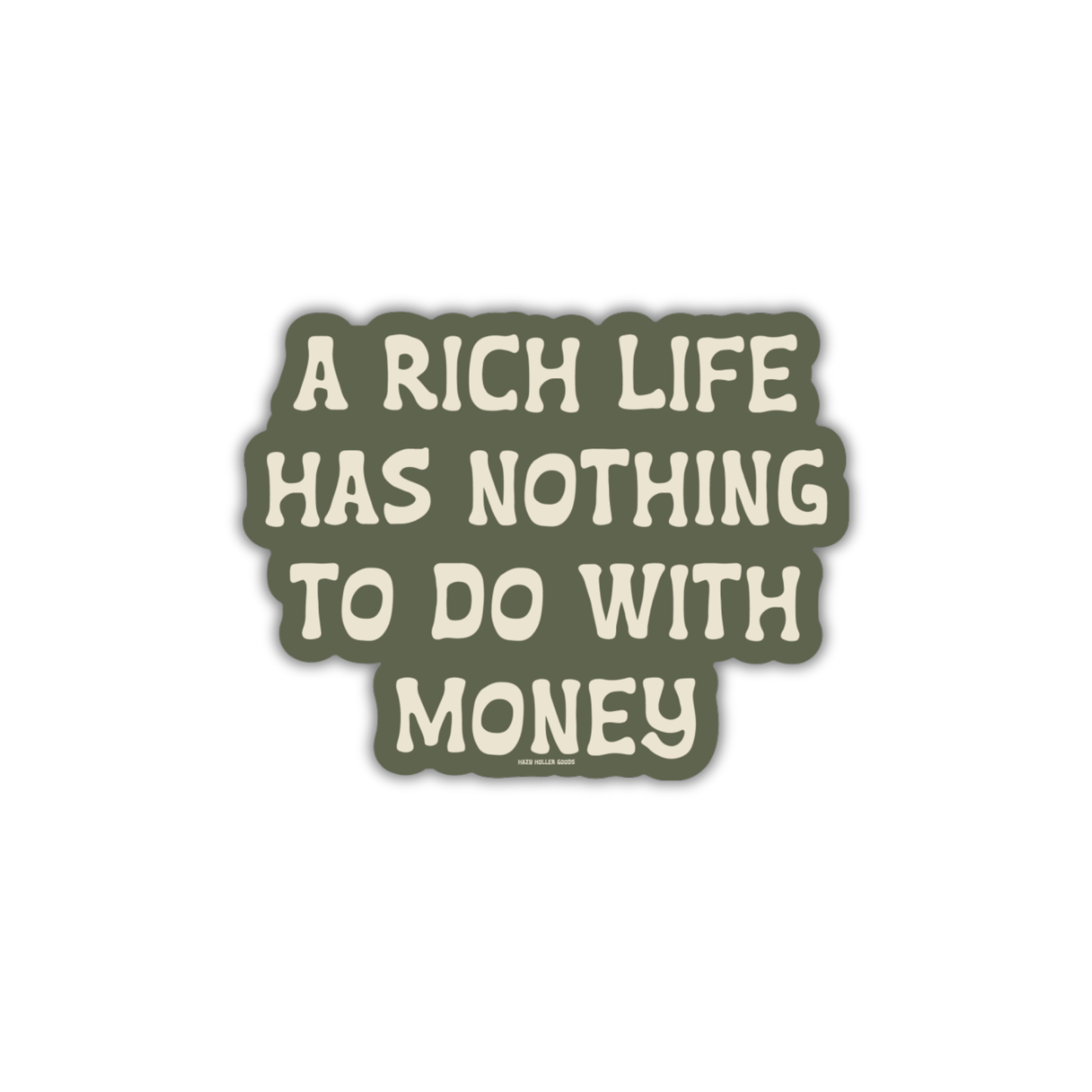 Rich Life - Sticker