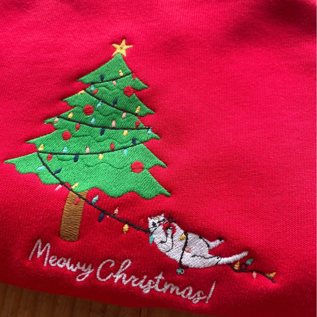 Christmas Chaos Cat- Sweatshirt