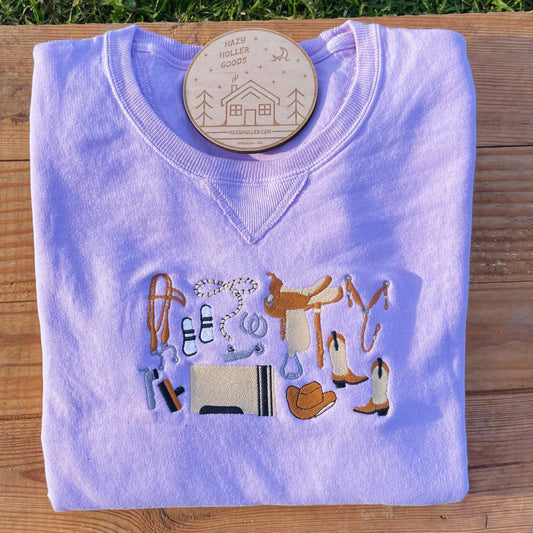 Western Tack Doodles - Sweatshirt
