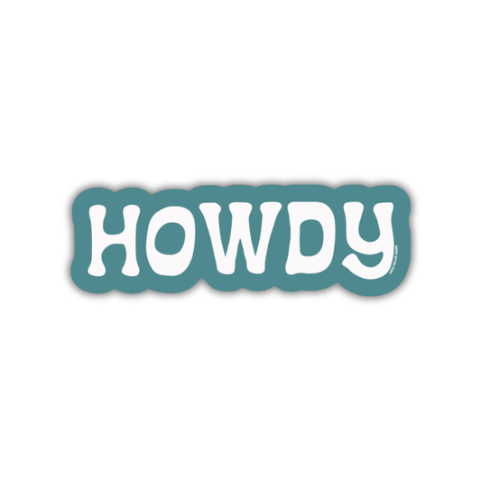Howdy - Sticker