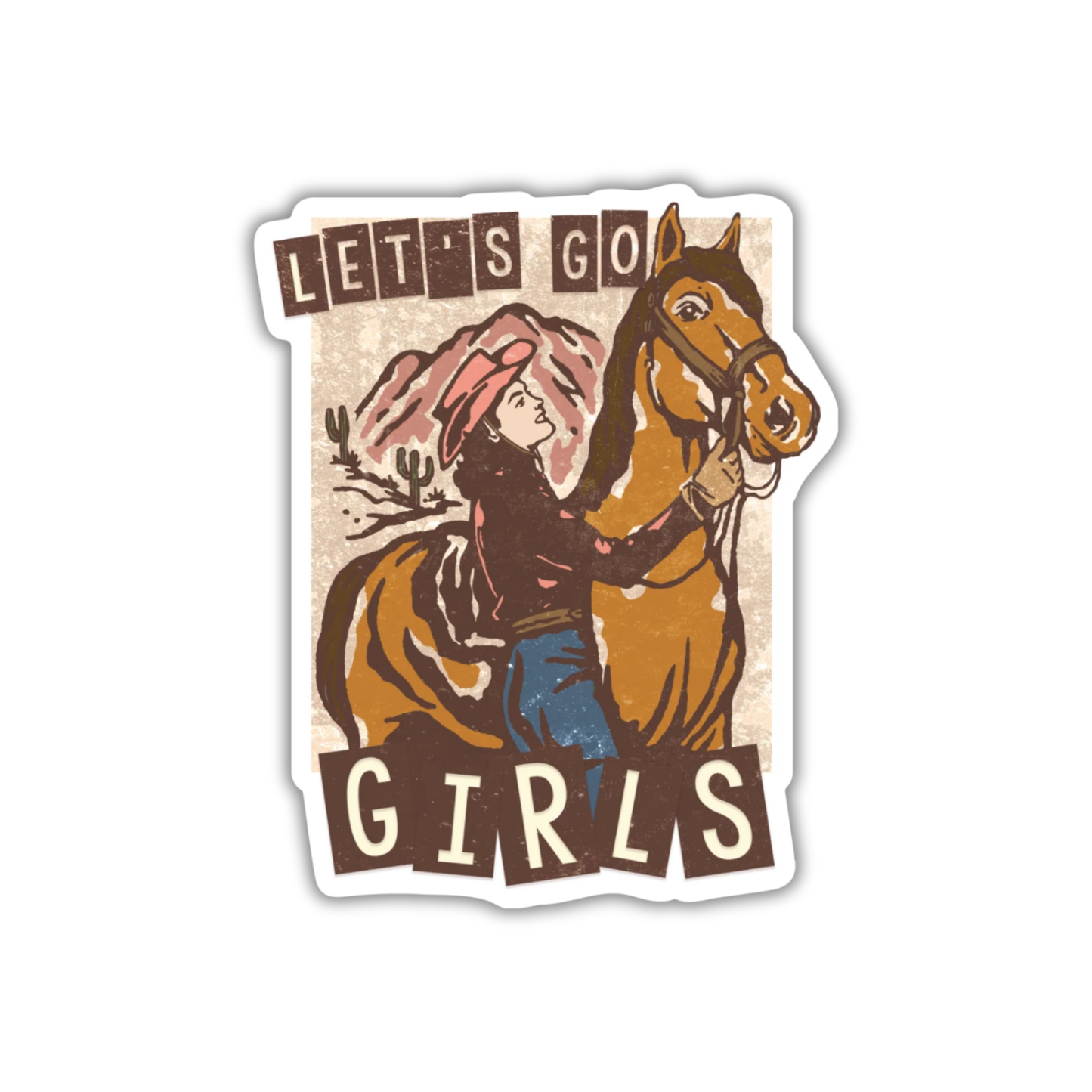 Let's Go Girls - Sticker
